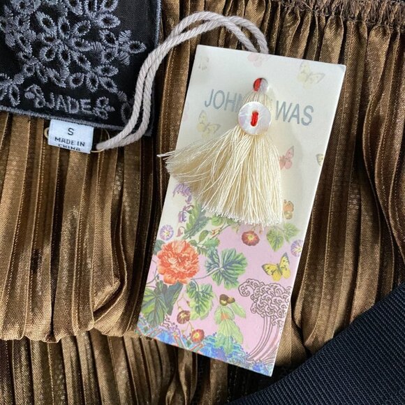 Johnny Was Idina Maxi Skirt Women's Small Metallic Multicolored NWT - Picture 8 of 12